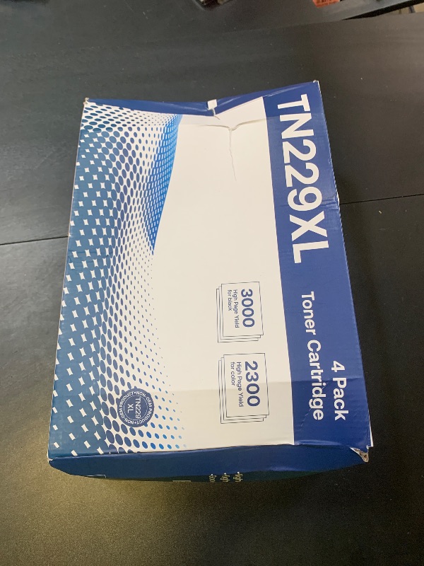 Photo 1 of TN229XL Toner Cartridges Compatible for Brother TN229 MFC-l3720cdw MFC-l3780cdw MFC-l3280cdw HL-L3220cdw Printers (4 XL Pack)