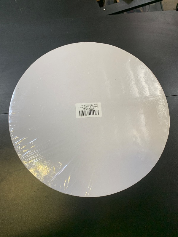 Photo 1 of 12 PCS Cake Drums 12 Inch, 12inch Drum, Cake Boards 12 Inch Round, 1/2" Thick Cardboard, Sturdy Circle, Base para Pastel Cardboard Base White Cake Boards for Wedding