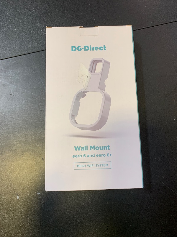 Photo 1 of DG-Direct Wall Mount Holder for eero 6 and eero 6+ Router Mesh Wi-Fi System, No Messy Wires, The Outlet Wall Mount Holder for eero 6 Plus, Stand Bracket for eero 6 Extender Space Saving 1 Pcs