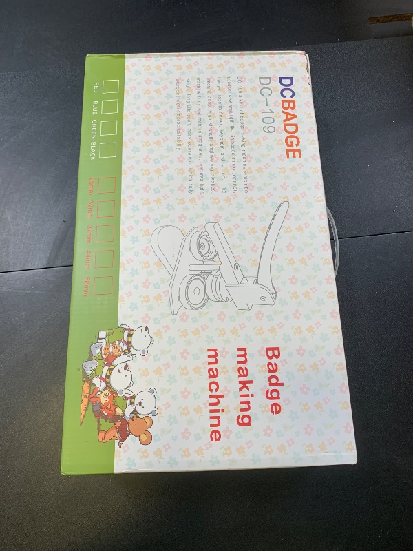 Photo 1 of Happizza Button Maker Machine 58mm - (3rd Gen) Installation-Free 58mm(2.25in) DIY Pin Badge Button Maker Press Machine Badge Punch Press with Free 100pcs Button Parts&Pictures&Circle Cutter&Magic Book