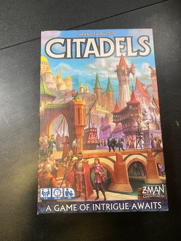 Photo 1 of Citadels Revised Edition Board Game - Master Builder Showdown! Medieval Strategy Game for Kids & Adults, Ages 10+, 2-8 Players, 30-60 Min Playtime, Made by Z-Man Games