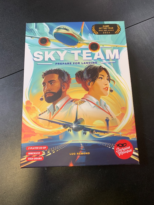 Photo 1 of Scorpion Masqué Sky Team | Voted Game of The Year 2024 | Best 2 Player Game | Work Together to Land The Plane | Ages 14+ | 20 Minutes