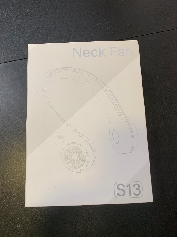 Photo 1 of Neck Fan, Portable Neck Fan with LED Display, 4000mAh, 360° Cooling, 3-Speed Adjustment & Whisper-Quiet Operation, Twistable, Rechargeable, Gift for Women Men, Outdoor Indoor as Travel Essential