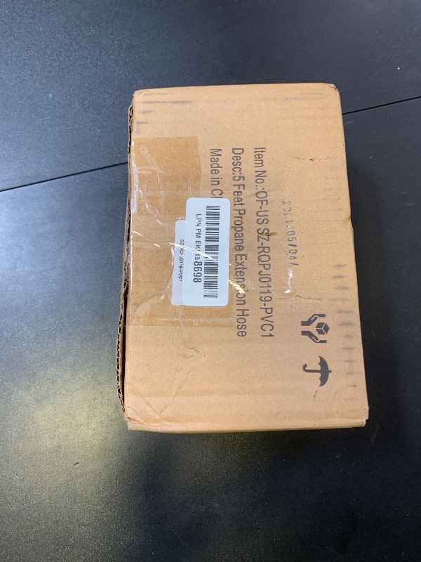 Photo 1 of only fire 5 Feet Propane Torch Extension Hose for Propane Tree Distribution Tree Post Assembly 1"x20 Male throwaway Cylinder Thread - T and Y Connector