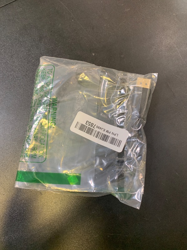 Photo 1 of Amazon Basics DisplayPort (Source) to HDMI (Display) Cable, Uni-Directional, 3 Foot, Black