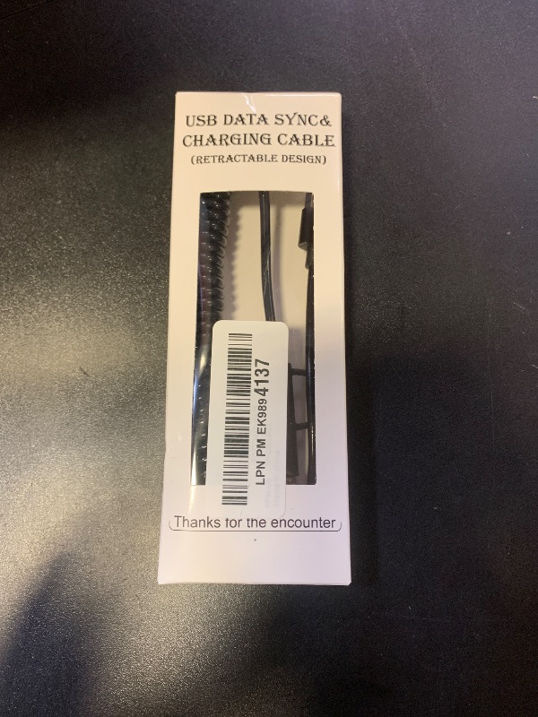 Photo 1 of USB to USB-C and Lightning Cable Combo 2 in 1 Coiled Cable Apple Carplay & Android Auto Compatible [MFi & 3A Fast Charge & Data Sync] Coiled Lightning and USB C Cable for iPhone 16/15/14/13/12/Android