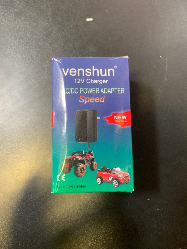 Photo 1 of 12v Charger for Kids Ride On Toys Car 12 Volt Battery Charger for Best Choice Products SUV Kid Trax Dynacraft Kidzone Bumper Car Jeep Electric Mercedes Lamborghini Powered Wheel Charger