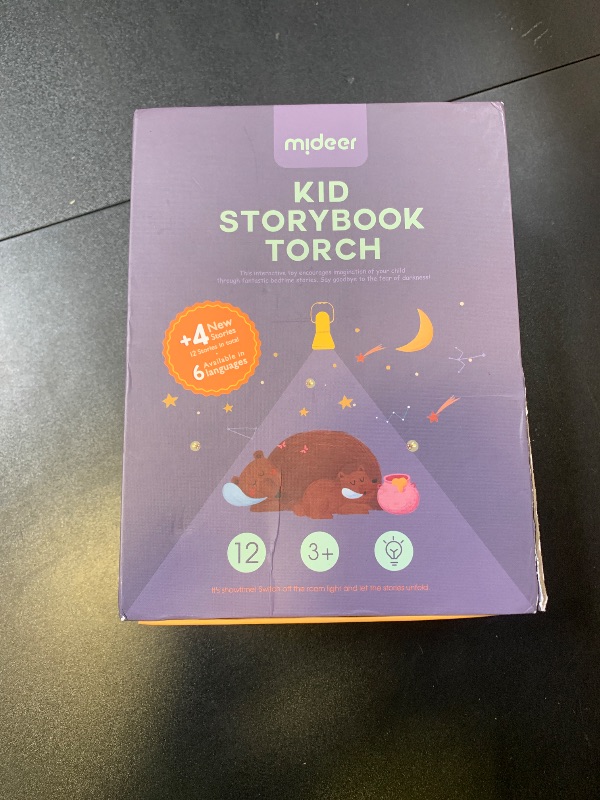 Photo 1 of MiDeer Light Projector Story Projector Kids Torch Storybook Projector with 12pcs Story Reels Toddler Flashlight Toys Birthday New Year Gift for Age 3 4 5