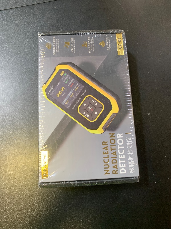 Photo 1 of Premium Geiger Counter Radiation Detector, Rechargeable Nuclear Radiation Dosimeter, Portable Handheld Beta Gamma X-ray Monitor Meter with LCD Display, 5 Dosage Units Switched Nuclear Detector