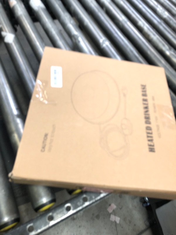 Photo 1 of Chicken Water Heater for Winter,14" Heating Base for Metal/Plastic Chicken Waterer Poultry Founts Under 5 Gallon,48W Thermostat Chicken Coop Water Heater