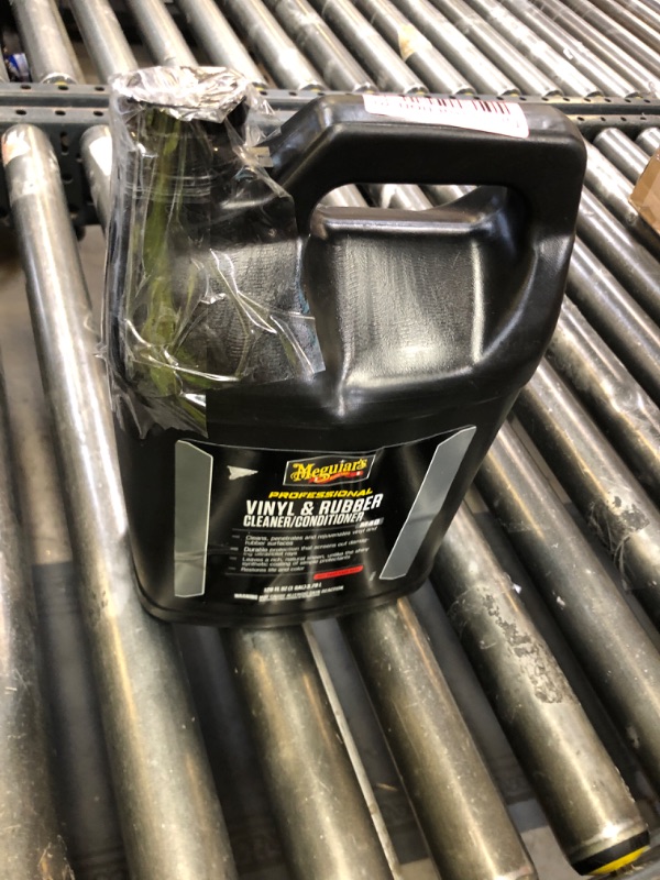 Photo 1 of Meguiar's M40 Mirror Glaze Vinyl & Rubber Cleaner & Conditioner, 1 Gallon (Packaging May Vary)
