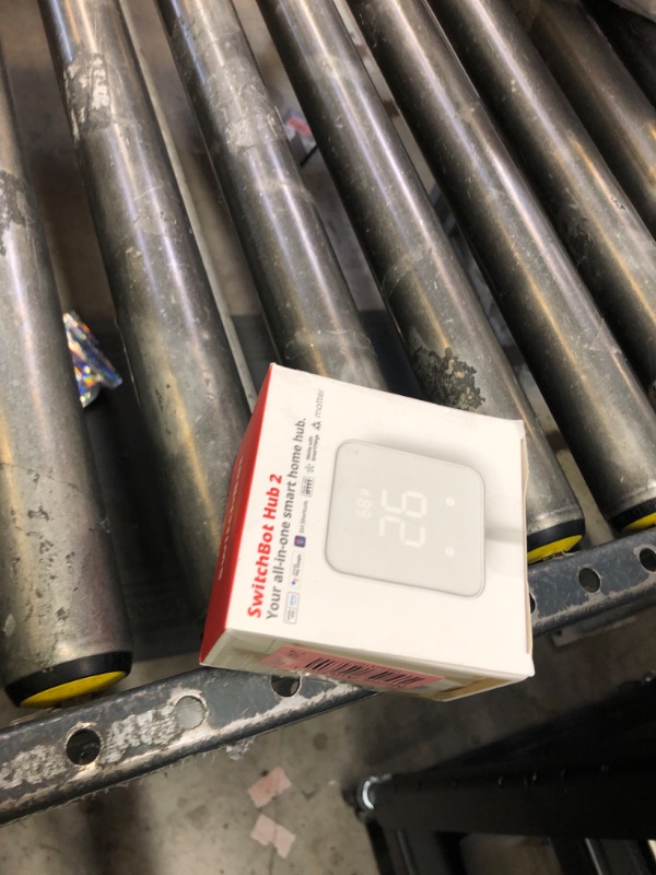 Photo 1 of SwitchBot Hub 2 (2nd Gen), work as a WiFi Thermometer Hygrometer, IR Remote Control, Smart Remote and Light Sensor, Link SwitchBot to Wi-Fi (Support 2.4GHz), Compatible with Alexa&Google Assistant