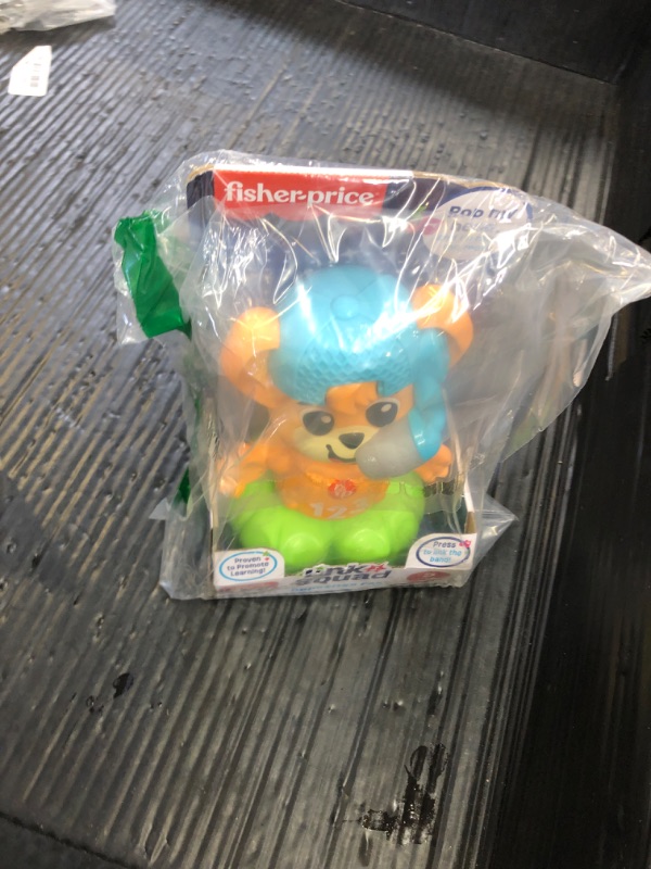 Photo 1 of Fisher-Price Baby Learning Toy Link Squad Opposites Fox with Music & Lights for Ages 9+ Months, Compatible Only with Link Squad Items