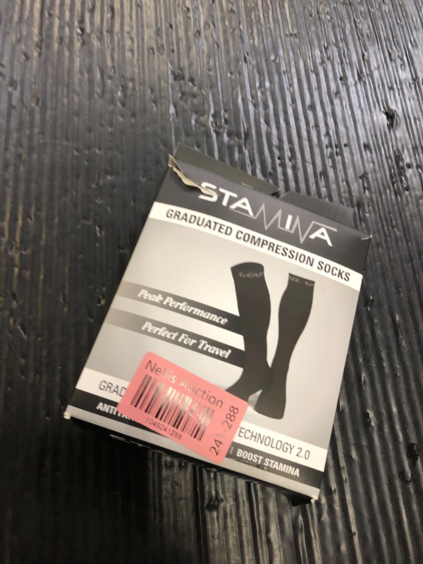 Photo 1 of Physix Gear Compression Socks - Best Men & Womens Compression Socks for Circulation, Running, Nurses, Athletic Use Sock Compression, Blood Pressure Socks, Calcetines de Compresion, All, Black, XXL