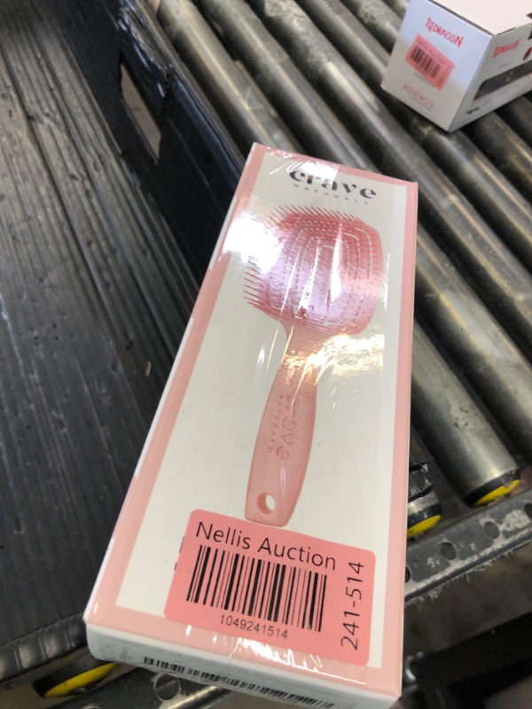Photo 1 of Crave Naturals FLEX DMC Detangling Brush for Thick Hair - Glide Thru Detangling Brush - Hair Brush Detangler for All Hair Types - Flexible Layers Square Paddle Hairbrush - Pink - Comfort Grip
