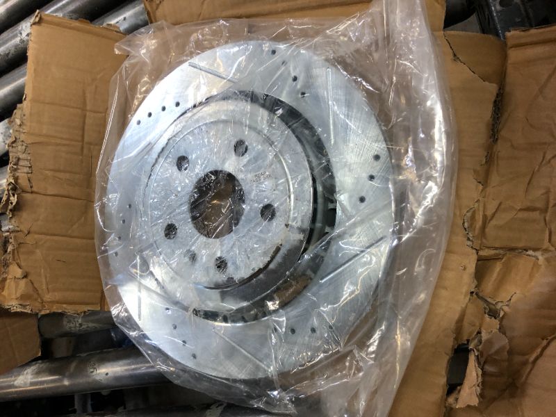 Photo 1 of Power Stop Brake Kit For 2016-2021 Chevy Camaro SS [Models with 4 Piston Front Caliper] - Front and Rear Z26 Carbon Fiber Brake Pads with Drilled and Slotted Brake Rotors Replacement, K7226-26
