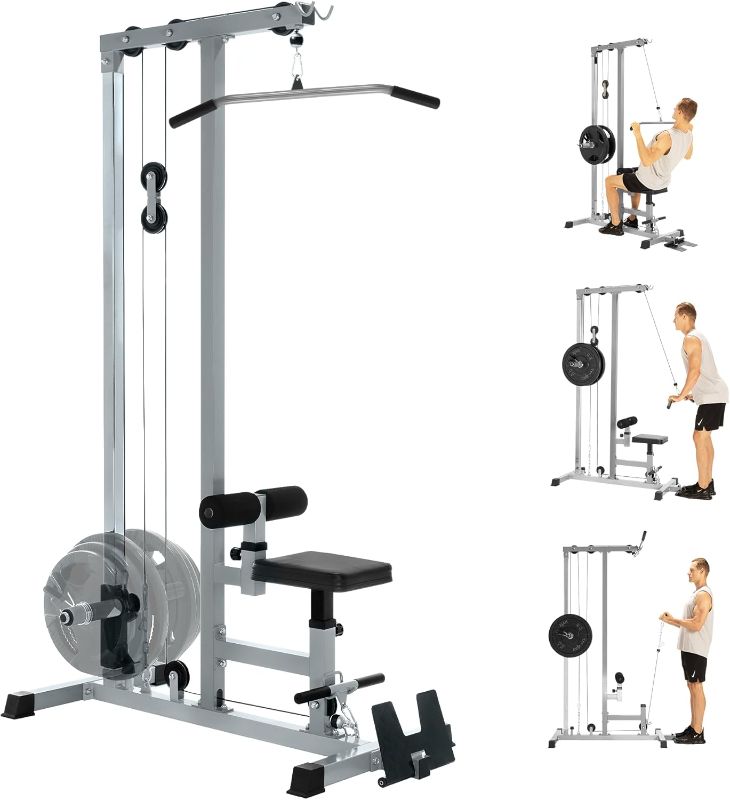 Photo 1 of Yes4All LAT Pull Down Machines, LAT Row Cable Machine, LAT Tower with Additional Pulley Cable, High & Low Pulley Stations