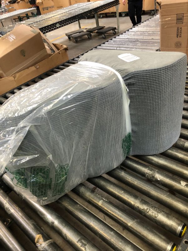 Photo 1 of 3-Step Dog Ramp and Stairs for Sofa and Chair - Non-Slip Sturdy Pet Steps for Small Dogs and Cats,15.7" H,Grey