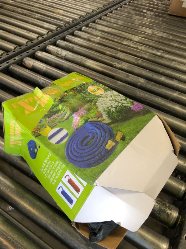 Photo 1 of 100 FT Expandable Garden Hose, 2025 New Kink Free Flexible Water Hose 100FT, 10 Pattern Spray Nozzle, Leakproof Solid Brass Fittings, Reinforced Outer Fabric & Durable Inner Core, Ultra Lightweight