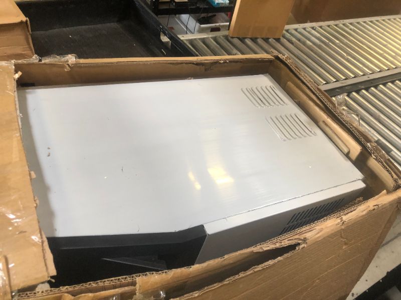 Photo 1 of Amzgachfktch Commercial Ice Maker, 110lbs/24H Ice Maker Machine, Auto Self-Cleaning, LED Digital Display, Blue Light, Under Counter/Freestanding Ice Machine for Home/Office/Restaurant/Bar