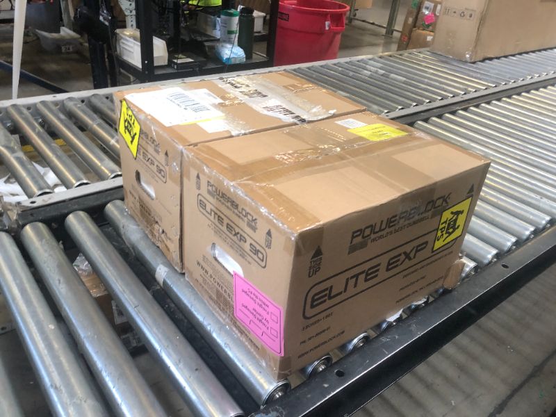 Photo 1 of PowerBlock Elite EXP Adjustable Dumbbells, Sold in Pairs, Stage 1, 5-50 lb. Dumbbells, Durable Steel Build, Innovative Workout Equipment, All-in-One Dumbbells, Expandable with Expansion Kits