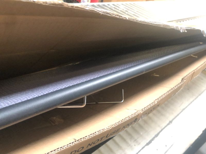 Photo 1 of Household Essentials Over The Door Ironing Board, Self-Closing, Slim and Compact, Perfect for Small Spaces, Includes Padded Board Cover, Matte Black