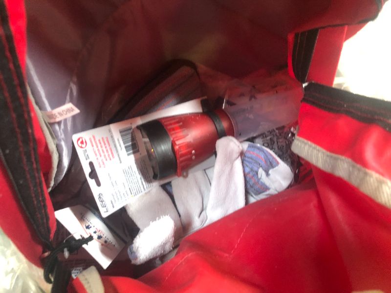 Photo 1 of First My Family All-in-One Premium 2-Person Emergency Survival Kit | Hurricane & Earthquake Preparedness Supplies | Disaster Backpack with 72-Hour Survival Gear, First Aid, and More