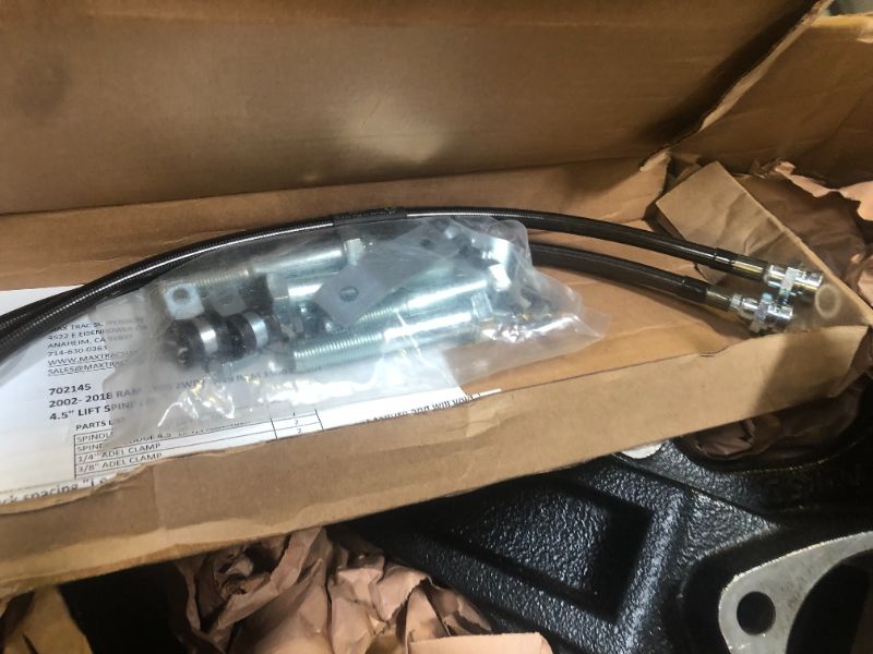 Photo 1 of Maxtrac Suspension 702145 Lift Spindles W/Extended Break Lines (2Wd) Dot Aprv