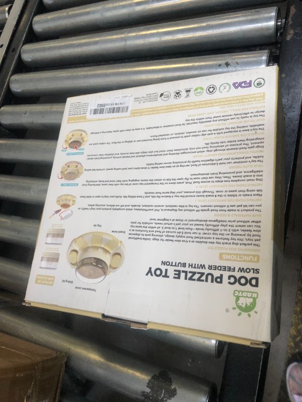 Photo 1 of KADTC Dog Puzzle Toy Level 2 in 1 for Small/Medium/Large Dogs Treat Puzzles Slow Feeder/w Button Keep Them Busy Enrichment Toys Food Dispenser Puppy Brain Stimulating Mental Stimulation Mind Games