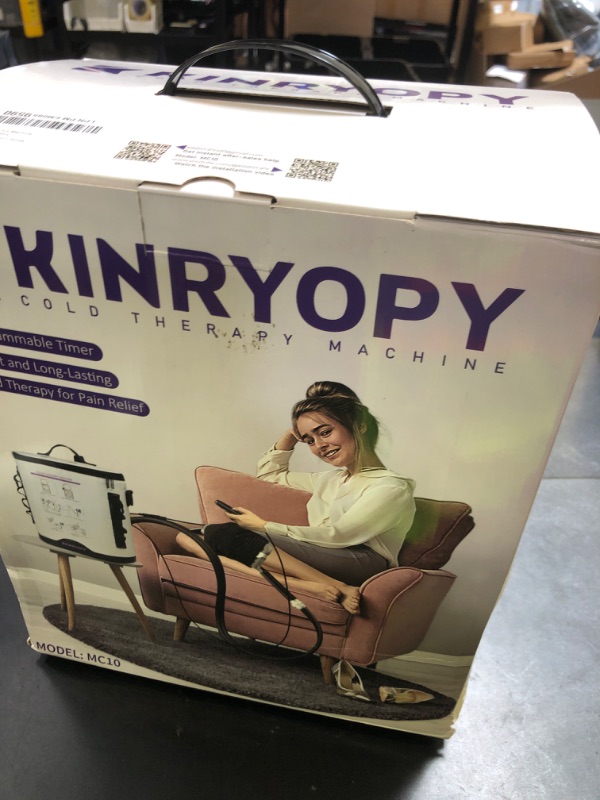 Photo 1 of Cold Therapy Machine with Programmable Timer, Portable Ice Machine for Shoulder After Surgery, Shoulder Replacement Recovery System, Cryotherapy Pain Relief w/Compression Pad