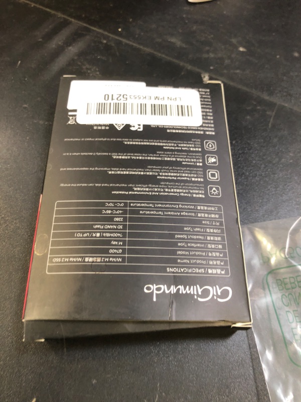 Photo 1 of GiGimundo G7400 2TB M.2 PCIe Gen 4.0x4 NVMe SSD QLC – Max 7400MB/s Read, 6800MB/s Write, Ultimate Performance, Ultra Fast Speed for Gamers & Creators
