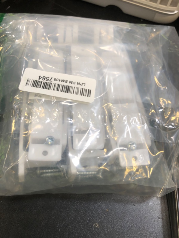 Photo 1 of 15Pcs MP6563 Plastic Sliding Closet Door Bottom Guide with Screws, for 1-3/8 Inch Thick Doors, Keep Sliding Door Stable