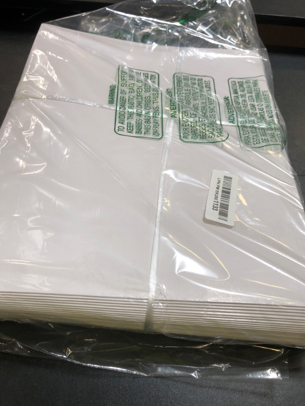 Photo 1 of 50 Pack 14 x 11 inches Security Self-Seal Envelopes Blank Stay Flat Photo Document Cardboard Envelopes Mailers Large White Chipboard Mailers