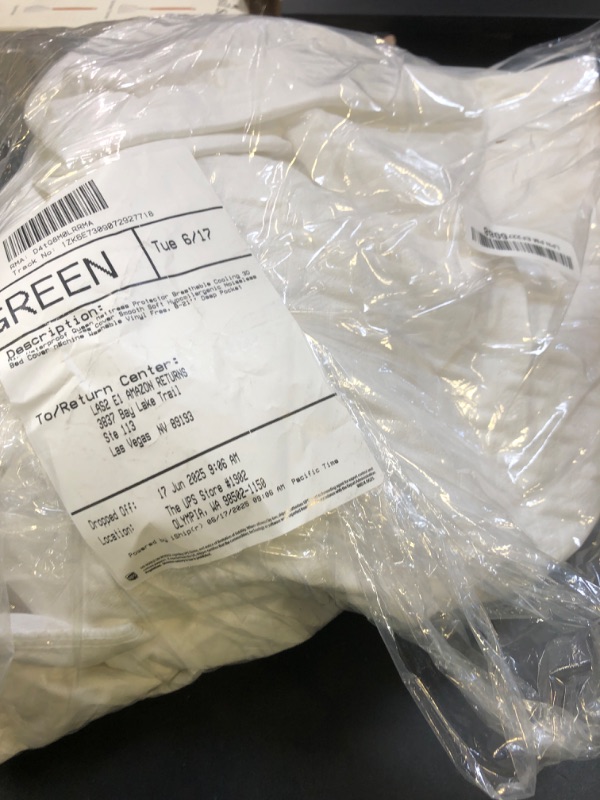 Photo 1 of 100% Waterproof Queen Mattress Protector Breathable Cooling 3D Air Fabric Mattress Cover Smooth Soft Hypoallergenic Noiseless Bed Cover Machine Washable Vinyl Free, 8-21'' Deep Pocket