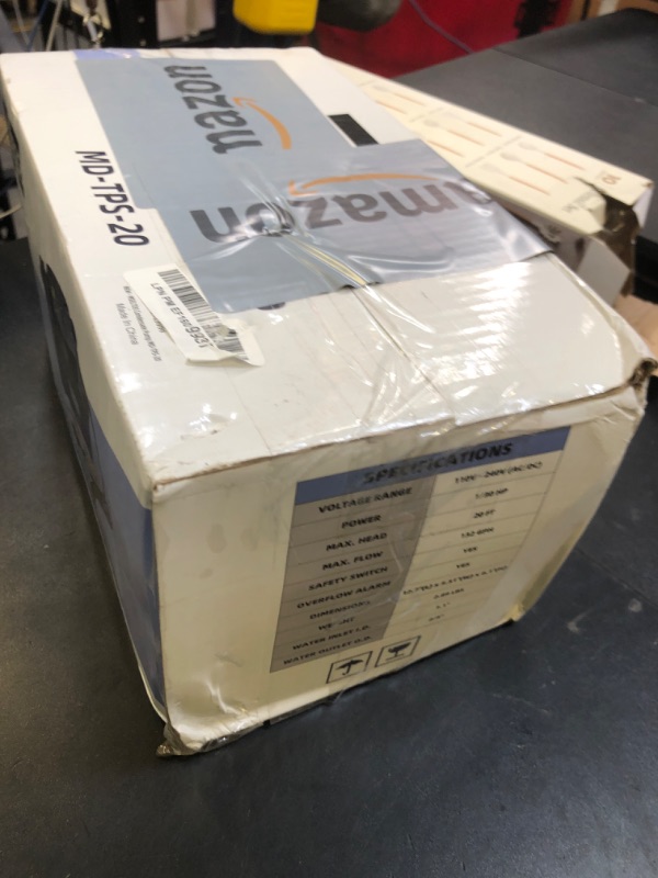 Photo 1 of MSELTOS 1/30 HP 132 GPH 20 FT HVAC Condensate Pump with 20 FT Tubing, 115V/230V w/Automatic Safety Switch, Removal Drain Pump for Air Conditioner, Dehumidifier, Ice Maker, Furnace, Boiler