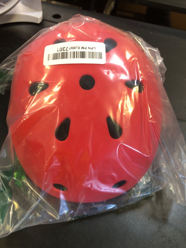 Photo 1 of Glaf Toddler Helmet 2-4 Years Kids Bike Helmets for 2-8 Years Old Baby Girls Boys Multi-Sport Helmet Adjustable Skateboard Bicycle Helmet Lightweight 2 Sizes for Toddler to Youth (Red, Small)