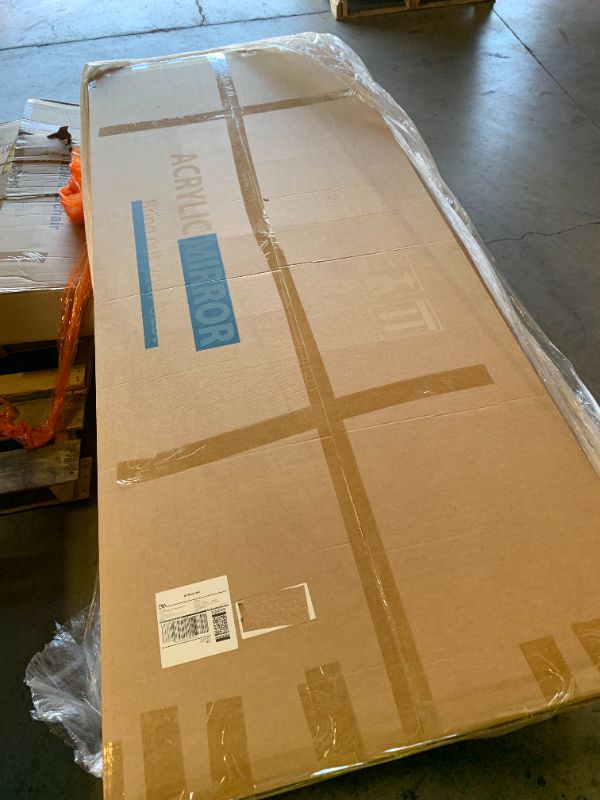 Photo 1 of Koonmi Arch Full Length Acrylic Mirror, 71"x 28" Lightweight Soft Shatterproof Non Glass Mirrors, Bendable and Non-deformable Acrylic Mirror for Wall Door, Easy to Install
