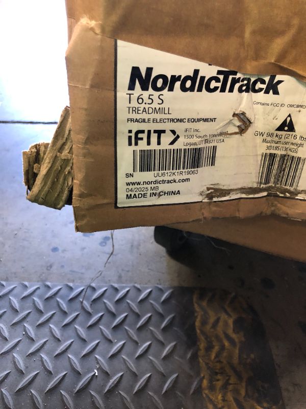 Photo 1 of NordicTrack T 6.5 S; Treadmill for Running and Walking with 5” Display and SpaceSaver Design