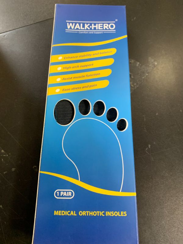 Photo 1 of Plantar Fasciitis Insoles for Men Women - Orthotics Inserts, Shoe Insoles Arch Support Flat Feet Inserts Work Boot Insoles for Standing All Day (Mens 10-10 1/2 | Womens 12-12 1/2)
