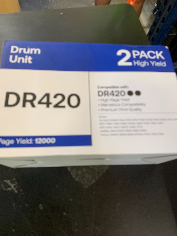Photo 1 of Kogain DR420 Drum Unit Compatible for Brother DR 420 DR-420 Work with HL-2240 HL-2270DW HL-2280DW HL-2230 MFC-7360N MFC-7860DW DCP-7065DN Intellifax 2840 2940 Printer (2 Pack, NOT Toner), Black