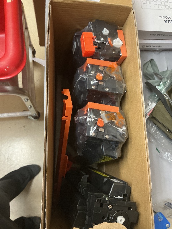 Photo 1 of 414X Toner Cartridges 4 Pack High Yield (with Chip) Compatible Replacement for HP 414X 414A for Color Laserjet Pro MFP M479fdw M479fdn M479dw Pro M454dw M454dn M479 M454 Printer Ink W2020X W2020A
