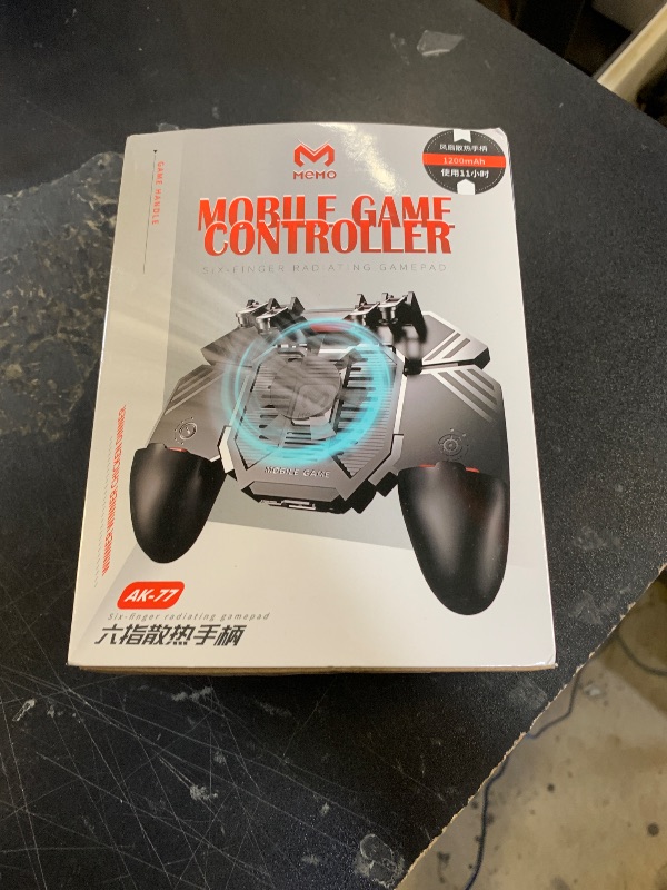 Photo 1 of DELAM Mobile Game Controller for iPhone & Android, Pubg Mobile Controller with Cooling Fan, Phone Triggers for Gaming, Gaming Grip Joystick Gamepad Shoot Aim Keys for 4.7-6.5" Phone