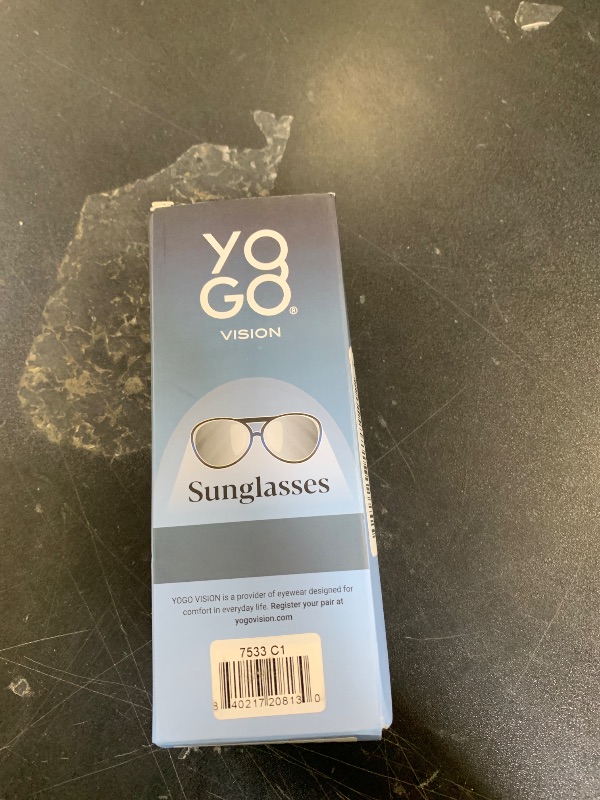 Photo 1 of Yogo Vision Polarized Sunglasses for Women Square Classic Trendy Stylish Sun Glasses 100% UV Protection (Black Frame, Smoke Lens) scratch on lens 