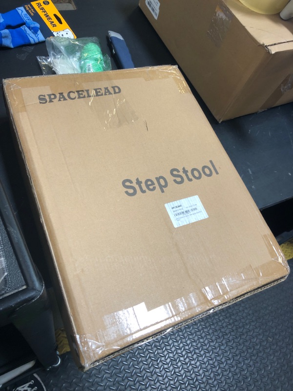 Photo 1 of SPACELEAD Mobility Step Stool for Adults & Seniors, Indoor/Outdoor Portable Stair Assist, Anti-Slip Platform for Bathroom? Kitchen, Office, and Bedroom, 600lbs Capacity, Black Black