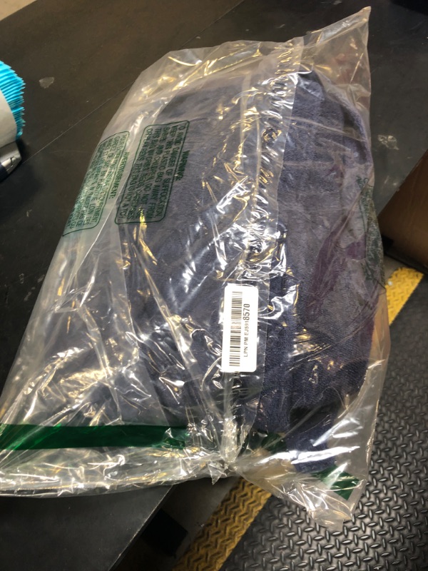 Photo 1 of Yurhap Mens Fleece Robe, Soft Plush Robe for Men, Fluffy Bathrobe with Belt & 2 Pockets, Navy, L-XL