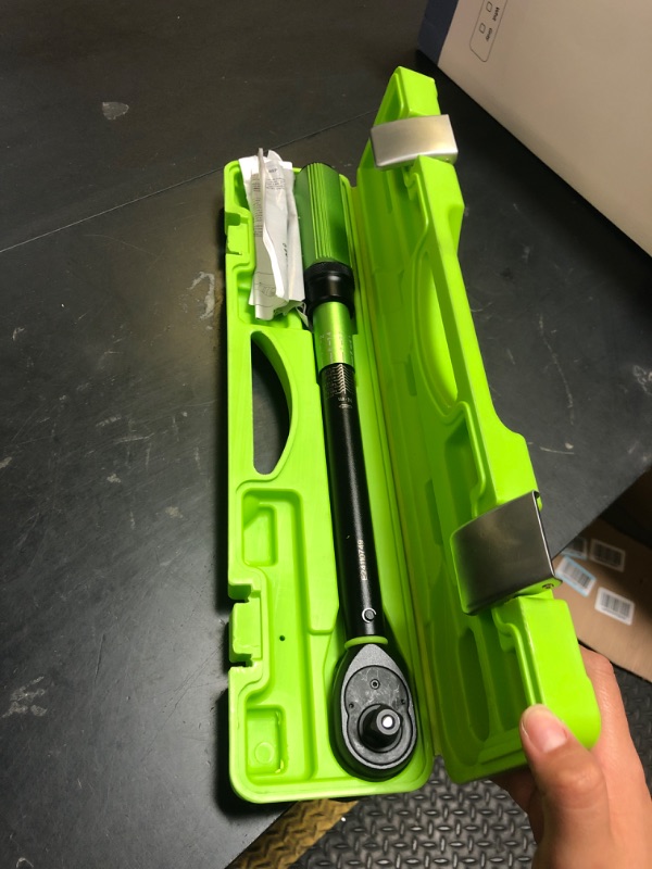Photo 1 of 1/2 Drive Click Torque Wrench Dual-Range?10-170.0ft.lb/13.60-230.5Nm?±3% Precision Torque Wrench 1/2 Drive, 72 Tooth Dual-Direction Adjustable Torque Wrench for Bicycle, Moto and Car Maintenance