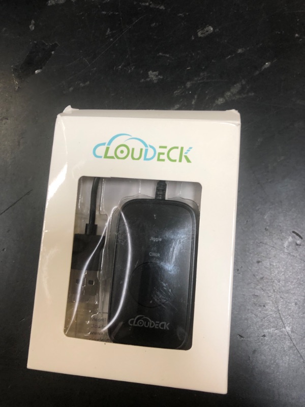Photo 1 of Cloudeck Mouse Jiggler Undetectable, USB Mover, Gaming Automatic Continuous Click Device, Plug & Play, Simulate Mouse Pointer Movement to Prevent PC Sleep