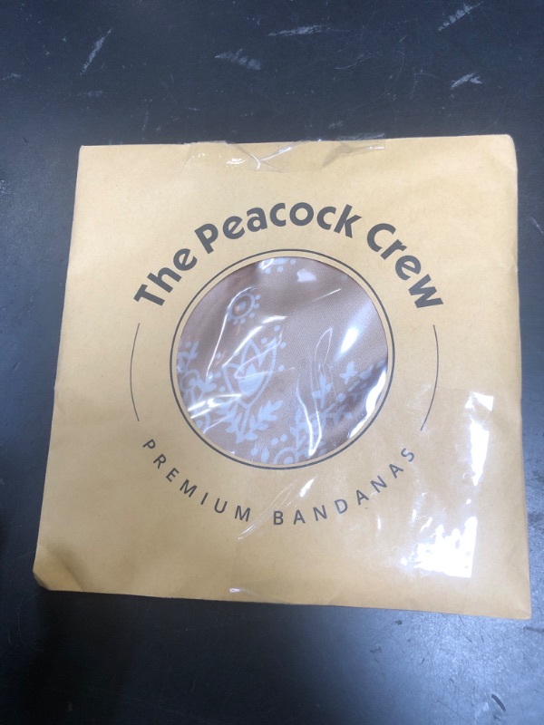 Photo 1 of The Peacock Crew Plain White Bandana in Premium Soft Cotton Solid Color for Tie and Dye DIY Workshop