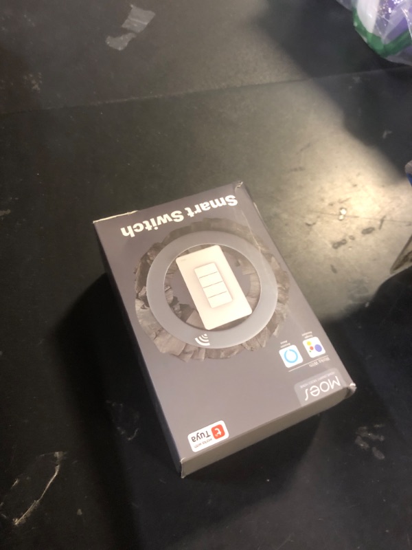 Photo 1 of MOES 2nd Generation Zigbee Smart Switches, No Neutral Wire, Require MOES Zigbee Hub Inteligente Single Pole Light Switch, Compatible with Alexa Google Assistant, Support Tuya Smart Life