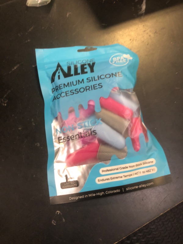 Photo 1 of Finger Protectors [Flex Series - 18-Pack] Silicone NonStick Tip Covers [All in Size Small - 3 of Each Color in 6 Colors] for Hot Glue/Sewing/Wax/Rosin/Resin/Honey/Adhesives